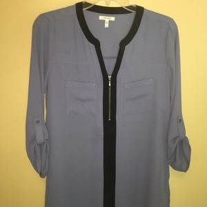 Maurice's Chiffon Dress Shirt w/ Zipper NWOT